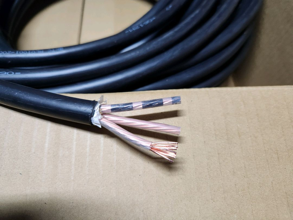 전선 TFR-CV 6SQ 3C 전기선 3선 이미지