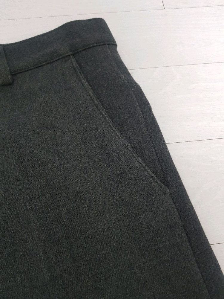 차콜 그레이 슬랙스 바지 정장 바지 정장바지 팬츠 데일리룩 S 이미지