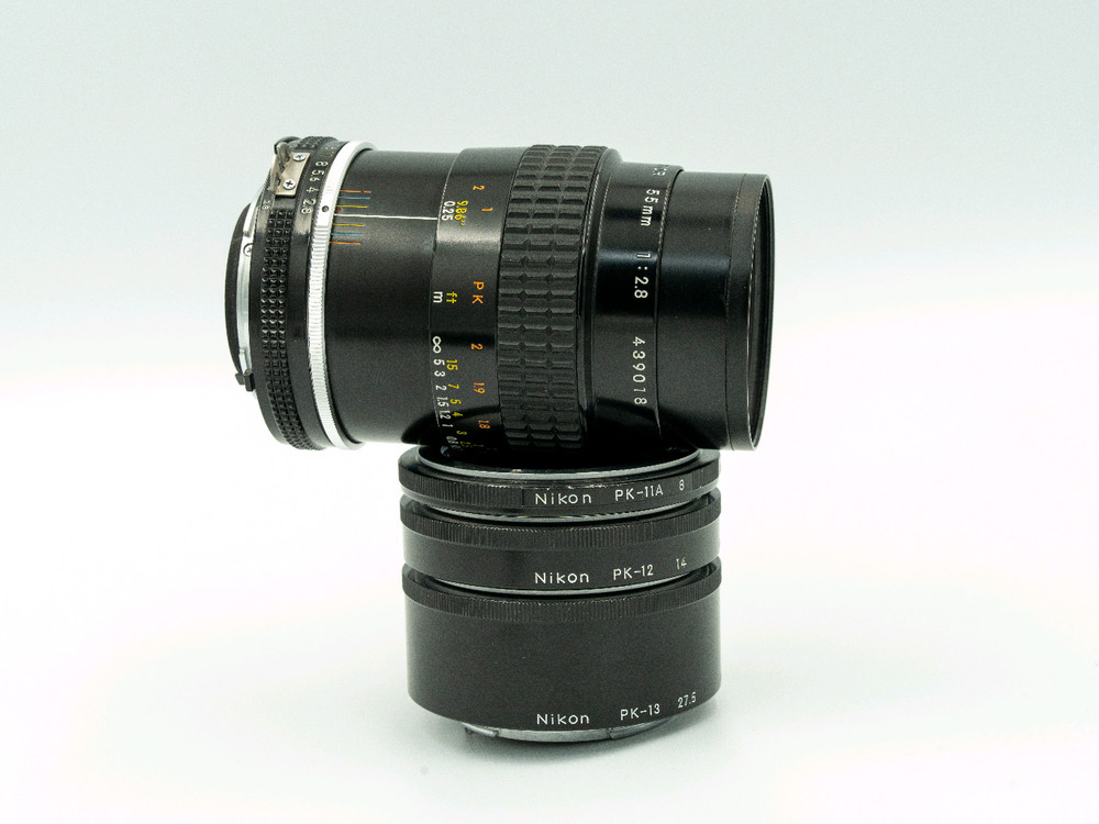 니콘 55mm 2.8 micro 마크로 렌즈 + PK-11A, PK-12, PK-13 접사링 이미지