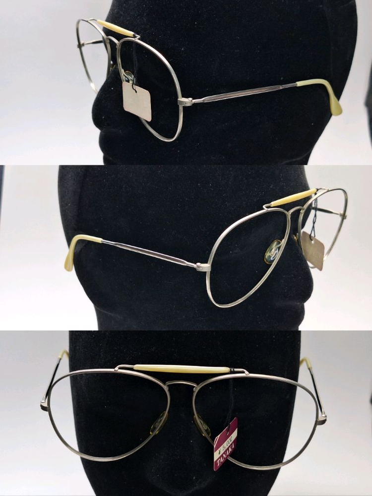 80s 프랑스제 빈티지 데드스톡/Polaroid 4540 선글라스 겸 안경테 투브릿지 더블브릿지 일본 수입 패션 이미지