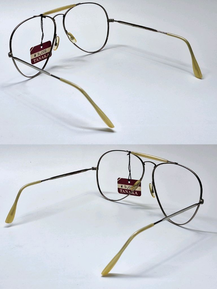 80s 프랑스제 빈티지 데드스톡/Polaroid 4540 선글라스 겸 안경테 투브릿지 더블브릿지 일본 수입 패션 이미지