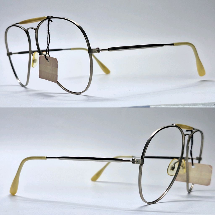 80s 프랑스제 빈티지 데드스톡/Polaroid 4540 선글라스 겸 안경테 투브릿지 더블브릿지 일본 수입 패션 이미지