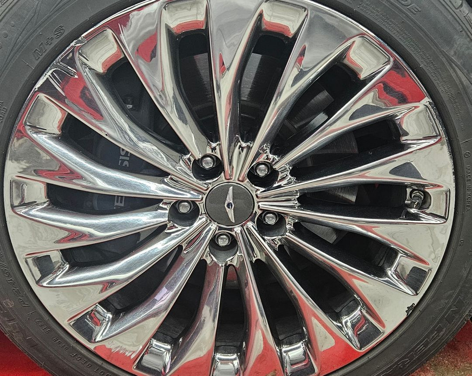 제네시스 eq900 19인치 크롬 휠(4개) 이미지