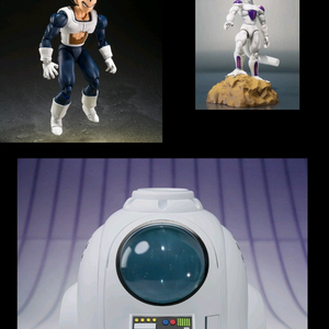 미개봉 shf 드래곤볼 베지터 구형 전투복 & 프리저 & 메디컬 머신 이미지