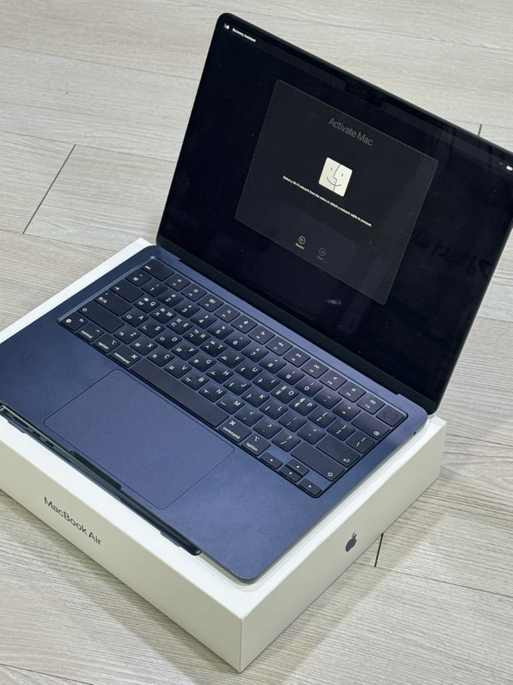 맥북 에어 M2 13.6 미드나이트 풀박스 판매합니다 이미지