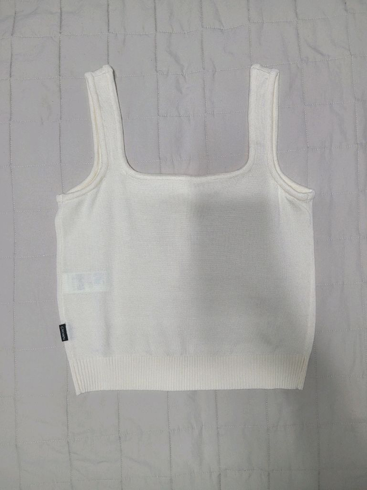 로맨틱크라운 아이보리 컬러 니트 셋업 M 이미지