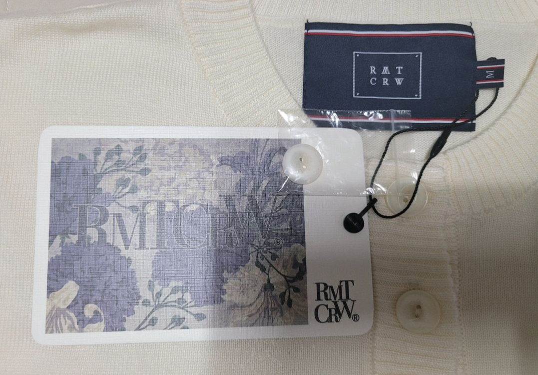 로맨틱크라운 아이보리 컬러 니트 셋업 M 이미지