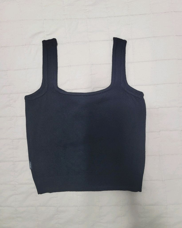 로맨틱 크라운 블랙 컬러 니트 셋업 M 이미지