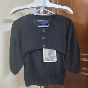 로맨틱 크라운 블랙 컬러 니트 셋업 M 이미지