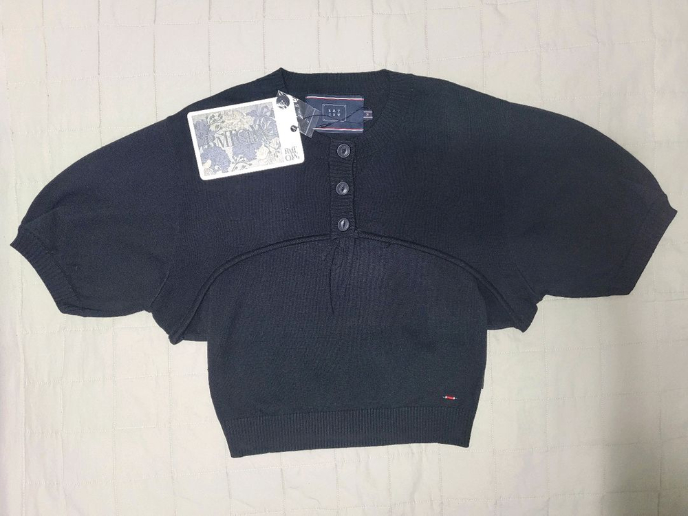 로맨틱 크라운 블랙 컬러 니트 셋업 M 이미지