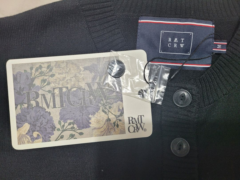 로맨틱 크라운 블랙 컬러 니트 셋업 M 이미지