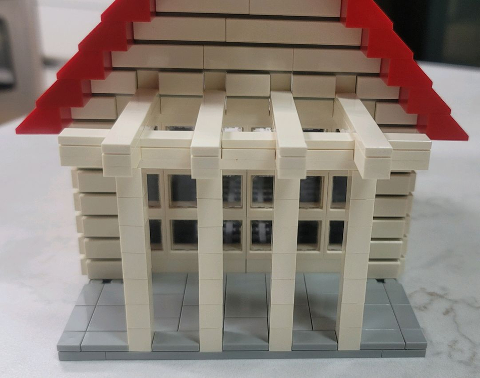 레고 커스텀 창작 지브리 토토로 고양이버스 & 거치대 집 이미지