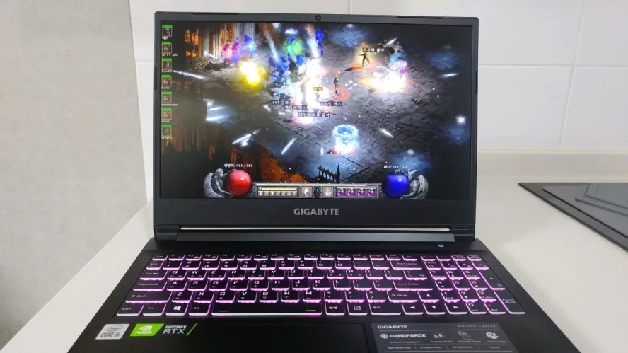 기가바이트 G5 KC 게이밍 노트북/RTX3060 이미지