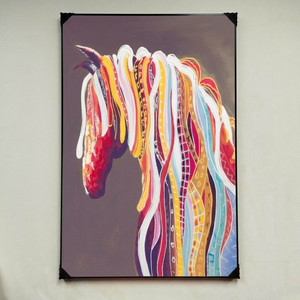 그림 액자 팝아트 인테리어소품 말그림 말액자 알록달록한 감성 디자인 벽걸이 대형 캔버스 아트 거실 안방 홈스타일링 이미지