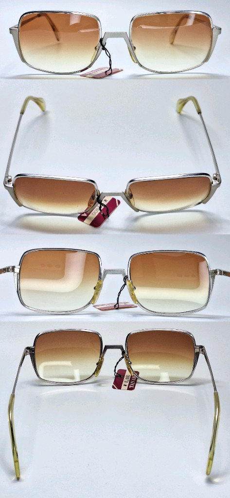 80s 독일제 빈티지 데드스톡/Actuell academic2 선글라스 54mm/클래식 레트로 복고 y2k 패션 이미지