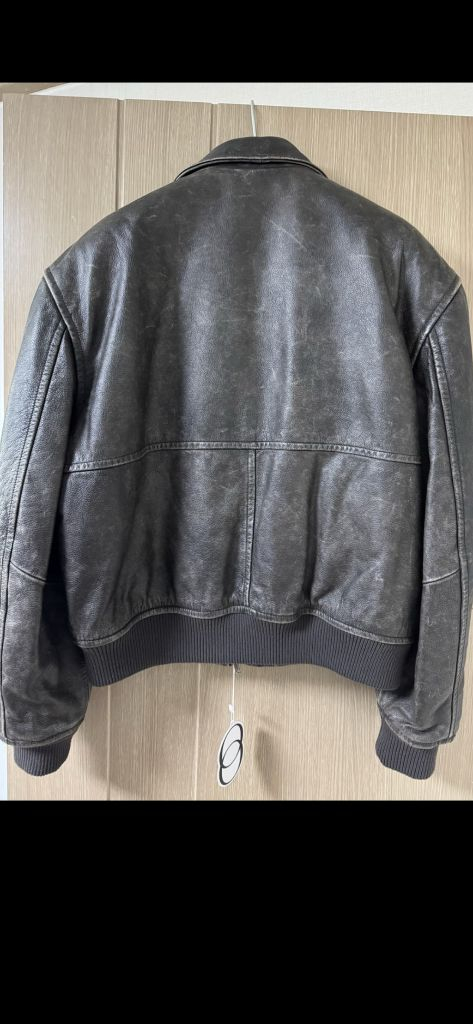 새제품 엘무드 아머 카우하이드 워시드블랙 46 이미지