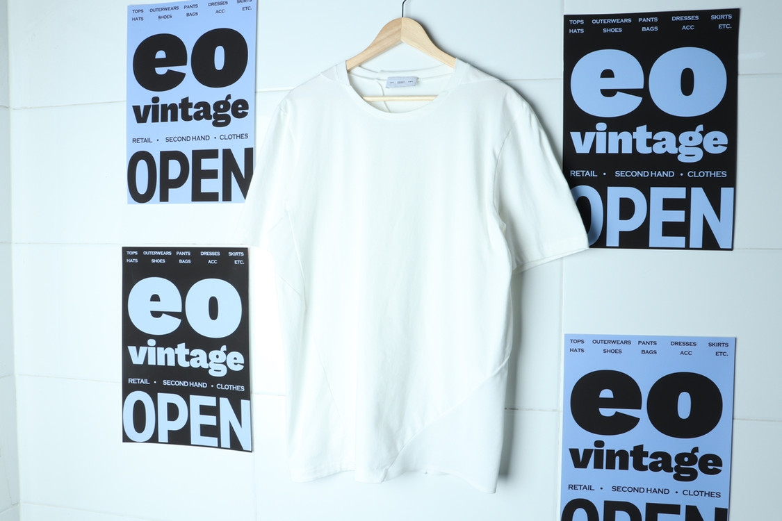 (XL-2XL) 포스트아카이브팩션 반팔 티셔츠 흰색 이미지