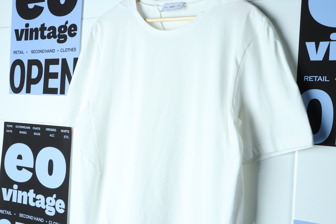(XL-2XL) 포스트아카이브팩션 반팔 티셔츠 흰색 이미지