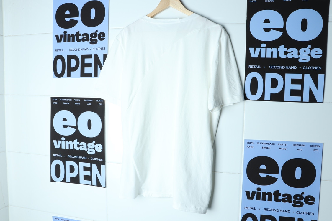 (XL-2XL) 포스트아카이브팩션 반팔 티셔츠 흰색 이미지