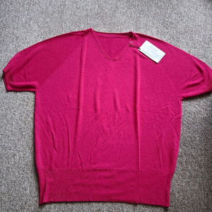 홀가먼트 여성 니트반팔티셔츠66 새상품 이미지