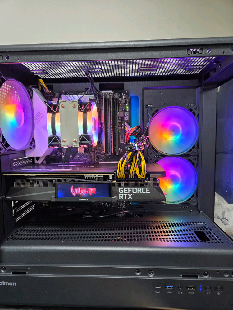 [불칸/써멀 재도포 ] i7 9700k + RTX 3080 하이엔드 어항 본체 이미지