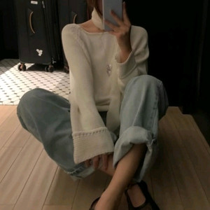 [아이보리] 포스터 긴자 나그랑 니트 이미지