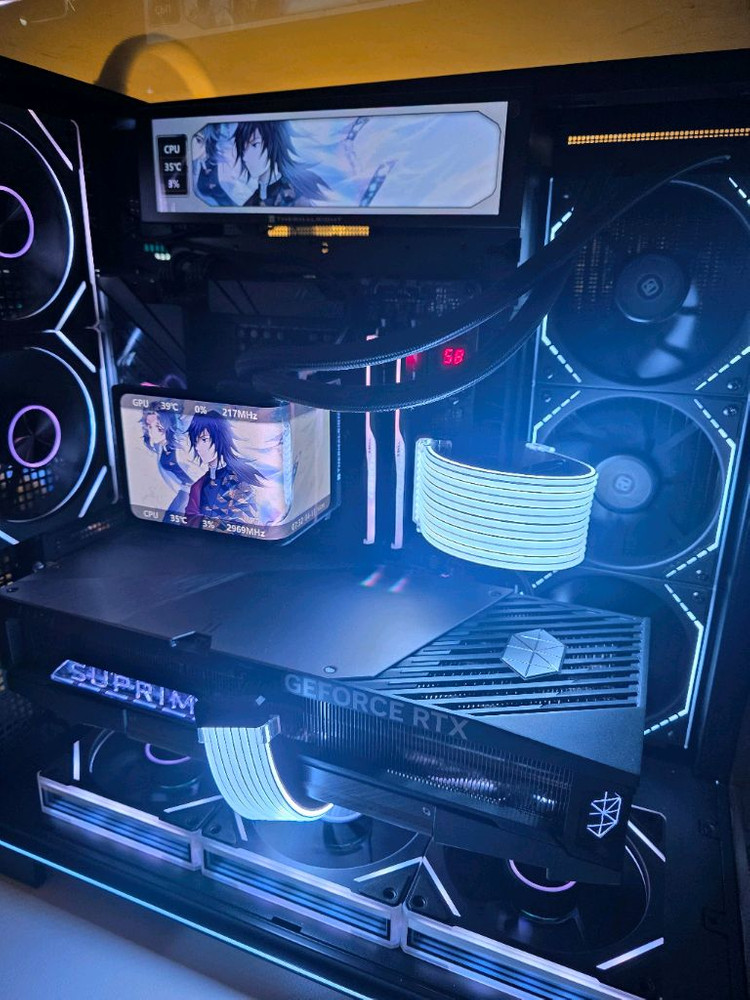 라이젠9 9950X3D RTX5090 슈프림최고사양 컴퓨터 이미지