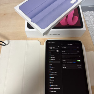 아이패드 미니7 셀룰러 256GB+애케플+스마트 폴리오 이미지