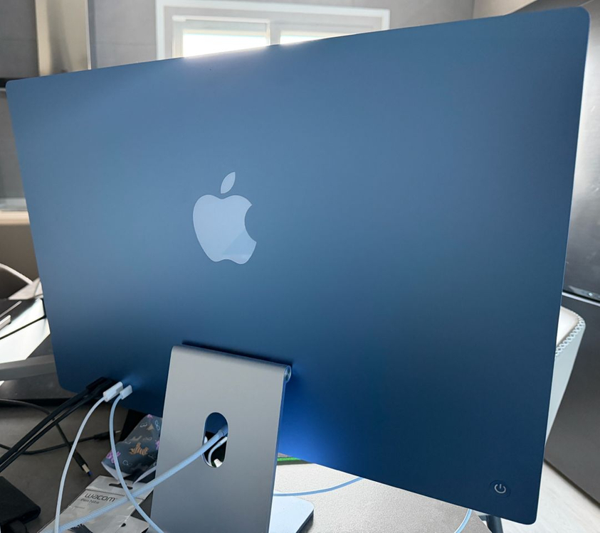 아이맥 M4 24 16g 256 블루모델 판매합니다 이미지