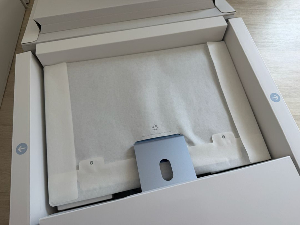 아이맥 M4 24 16g 256 블루모델 판매합니다 이미지