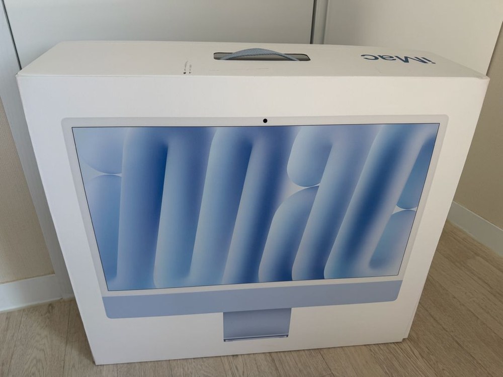 아이맥 M4 24 16g 256 블루모델 판매합니다 이미지