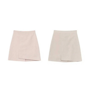 3XL 빅사이즈 린넨 랩스커트 이미지