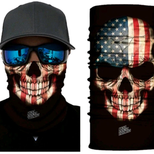 새상품) 해골 디자인 넥워머, 바라클라바, 스카프, 두건 이미지