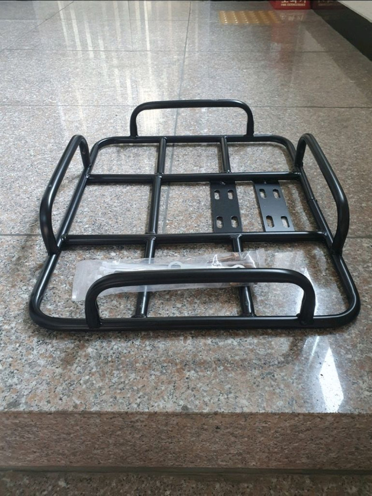 미사용 대형 브라켓 오토바이 자전거 짐받이 가방거치대 전기자전거 스틸망 바이크 선반 팝니다 이미지