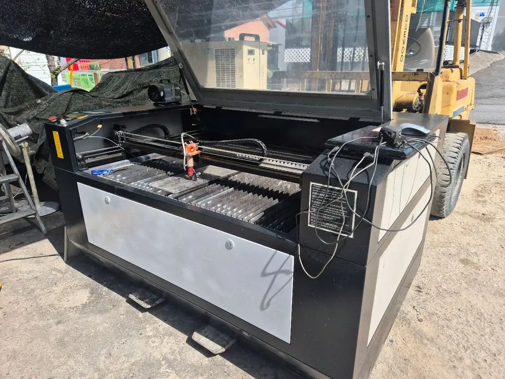 풀셋 1200*900 co2 레이저 CNC 조각기 컷팅기 판매 이미지
