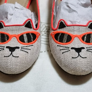 정품 샬롯올림피아 발레 플랫 명품단화, 245mm (상태최상) 이미지