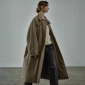 파사드패턴 오버핏 발마칸 패디드 코트_mocha 모카컬러 스몰 이미지