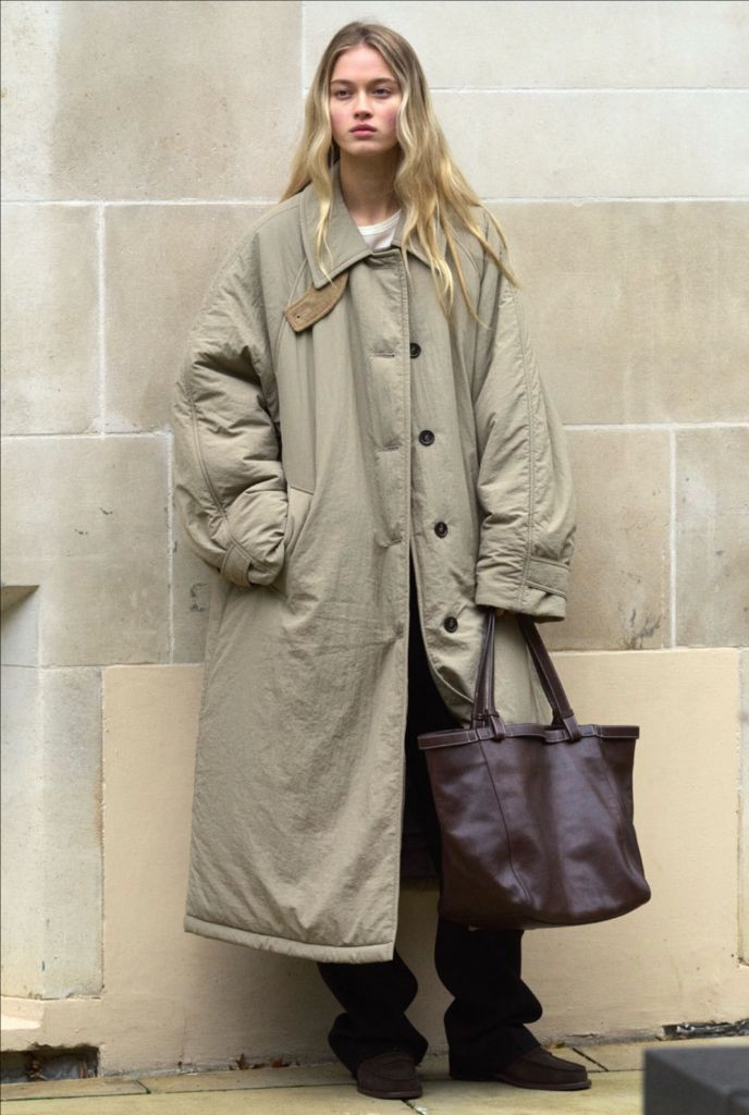 파사드패턴 오버핏 발마칸 패디드 코트_mocha 모카컬러 스몰 이미지