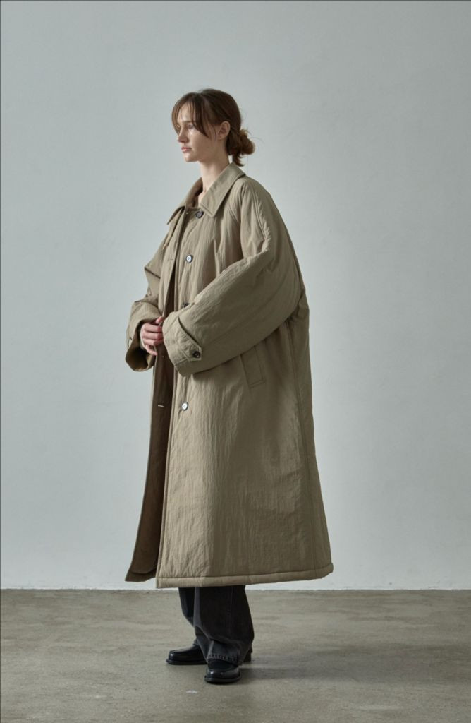 파사드패턴 오버핏 발마칸 패디드 코트_mocha 모카컬러 스몰 이미지