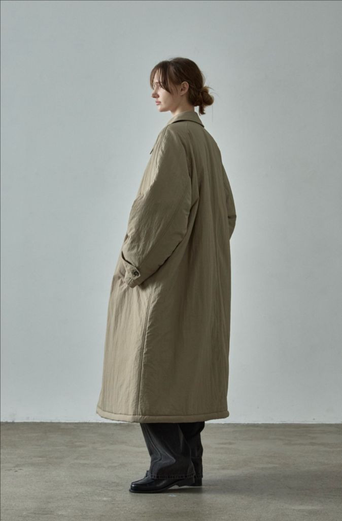 파사드패턴 오버핏 발마칸 패디드 코트_mocha 모카컬러 스몰 이미지