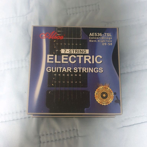 [미개봉] Alice AE536-7SL 7현 일렉기타 코팅줄 (0958) 판매 이미지