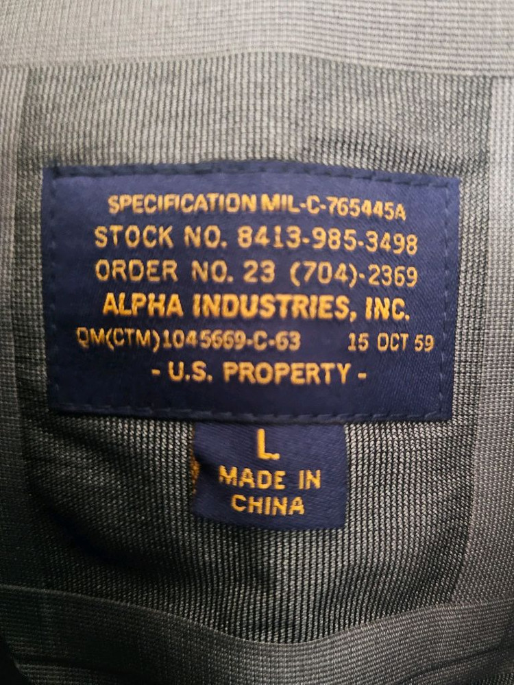 알파인더스트리 쿼터마스터 WP 필드 롱코트 L 이미지