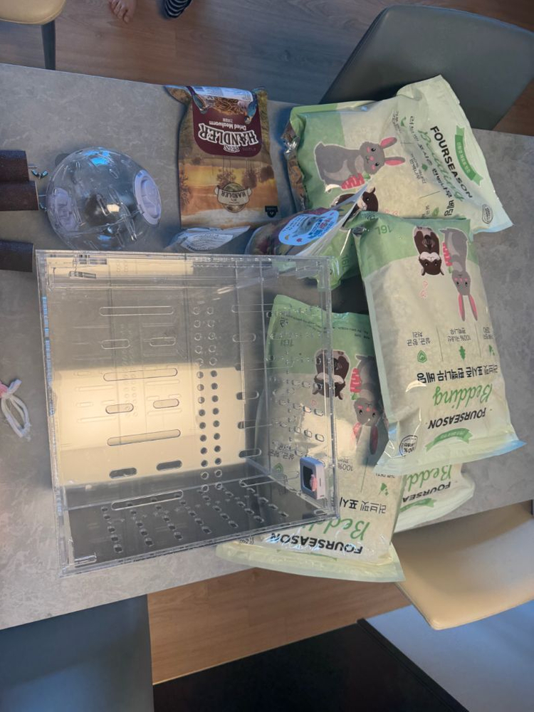 피그미 다람쥐 케이스 및 용품 풀셋트 이미지