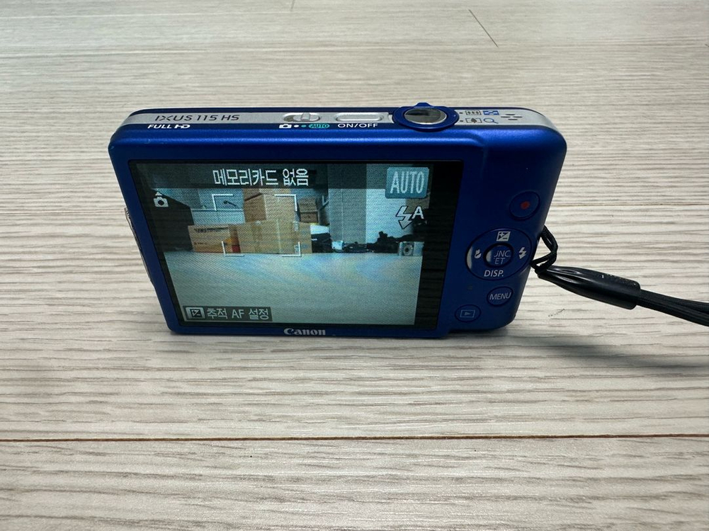 캐논 익서스 IXUS 115 HS 블루 디지털 카메라 판매합니다 이미지