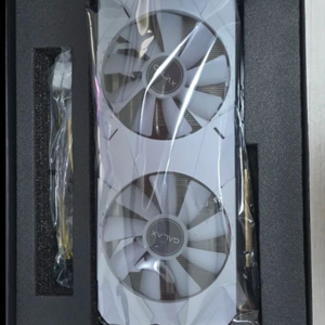 안전거래가능) 갤럭시 그래픽카드 rtx2060super 화이트 풀박 영수증 포함 이미지