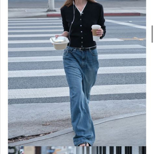 로우클래식 비스코스 가디건 블랙 M 이미지