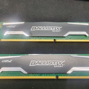 Crucial Ballistix Sport DDR4 16GB 램(8GB 2개) 이미지