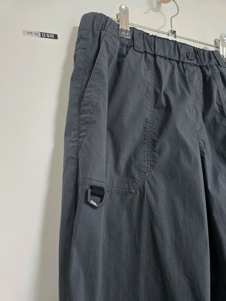 내셔널지오그래픽 키즈 7부 카고팬츠 160사이즈 다크그레이 이미지