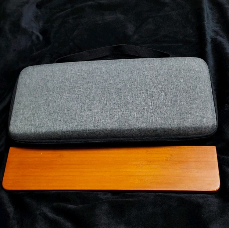 AJAZZ AK680 퍼플화이트 기계식 키보드 +제닉스 손목받침대+키보드 케이스 (+시나모롤 키캡 체결 가능) 이미지