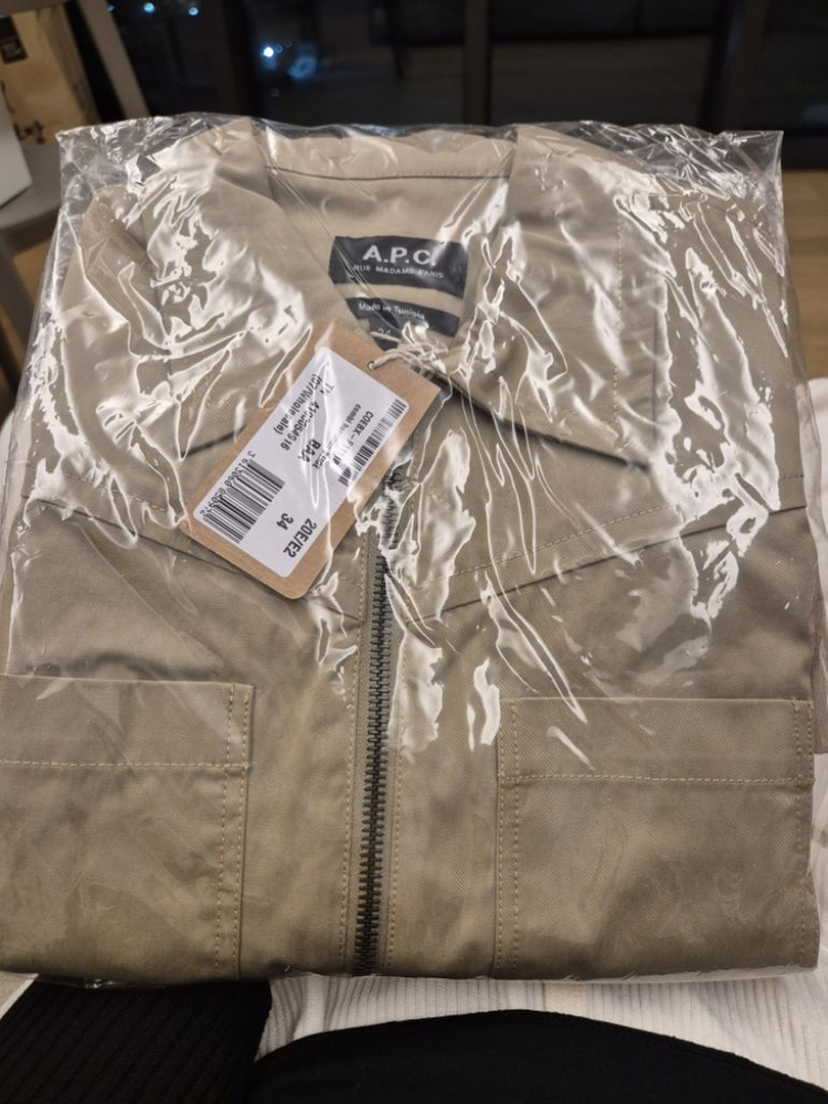 (새상품)아페쎄 A.P.C. 베이지 점프수트 34사이즈 이미지